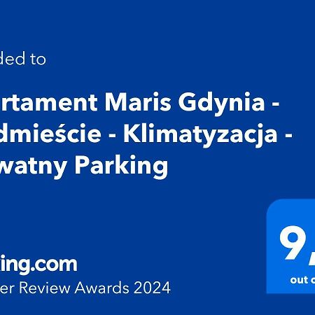 Apartament Maris Gdynia - Śródmieście - Klimatyzacja - Prywatny Parking Zewnętrze zdjęcie