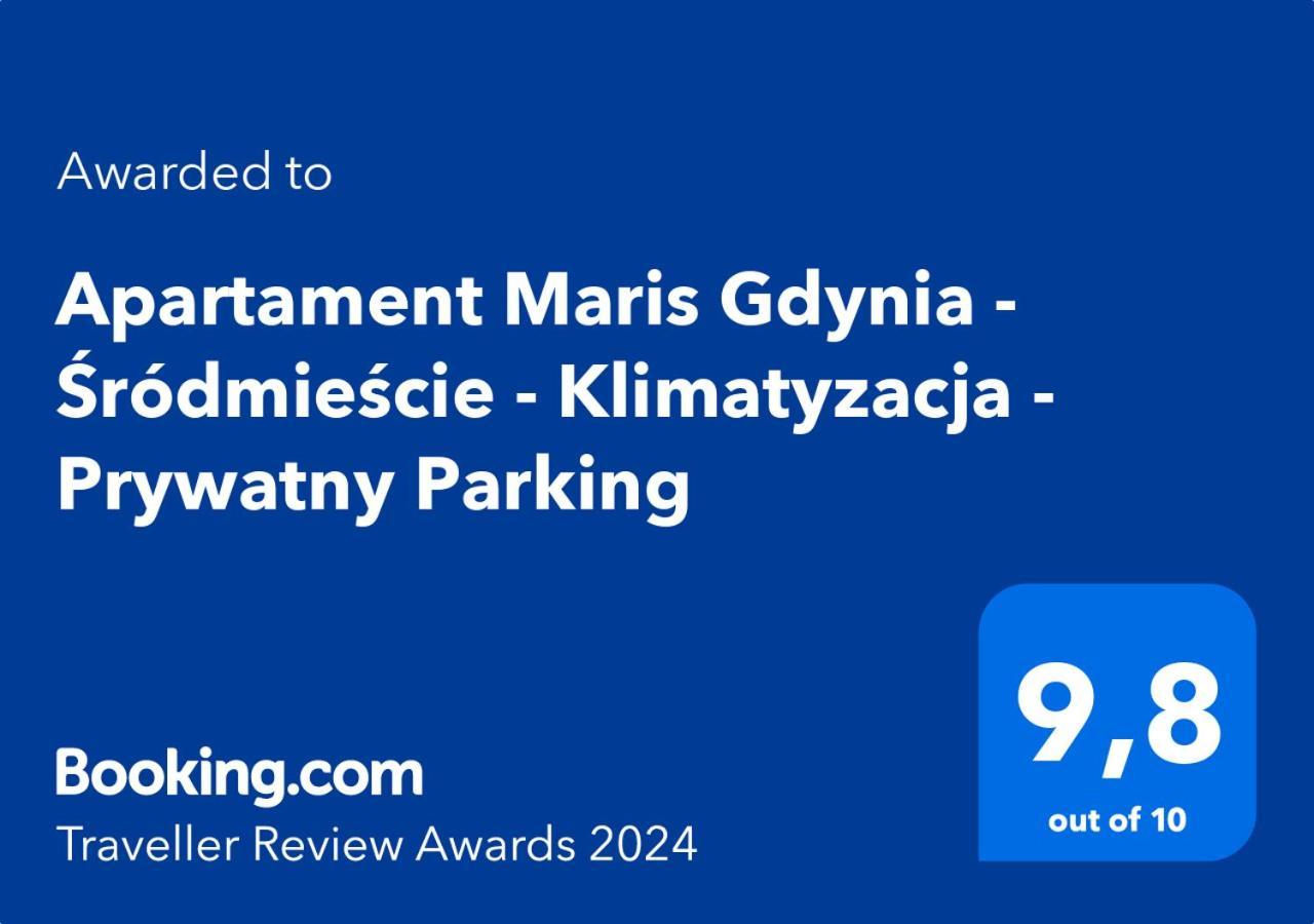Apartament Maris Gdynia - Śródmieście - Klimatyzacja - Prywatny Parking Zewnętrze zdjęcie